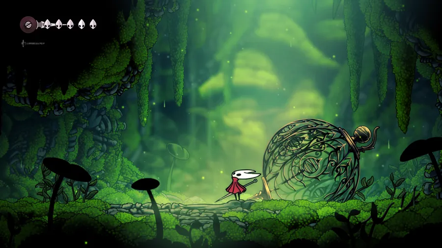Hollow Knight Silksong Pharloom kingdom environment design screenshot
