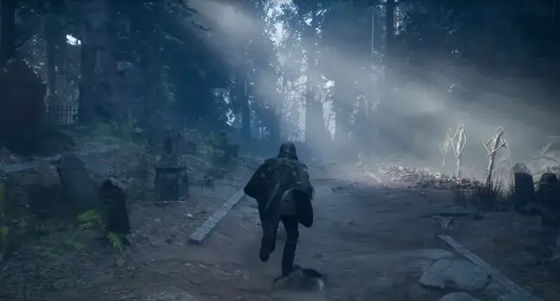 Hell is Us gameplay screenshot showing supernatural enemies and time loops