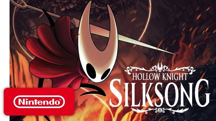 Hollow Knight Silksong official cover art